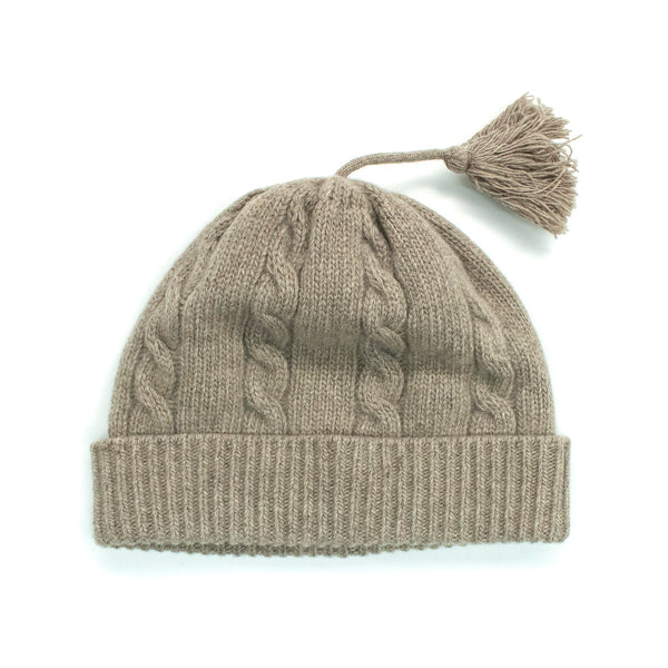 BABY CASHMERE CABLE HAT STITCH – PORTOLANO