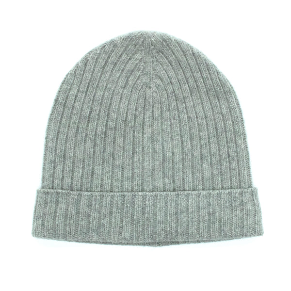 CASHMERE RIBBED HAT – PORTOLANO display picture 1