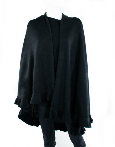 CASHMERE RUFFLED SHAWL