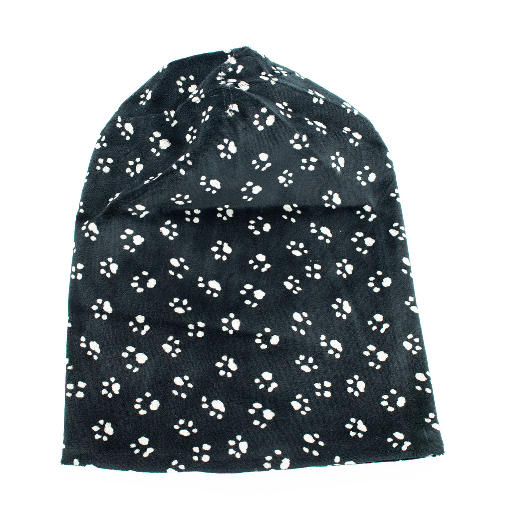 VELVET HAT IN ANIMAL PRINT