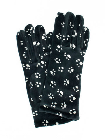 VELVET GLOVES IN ANIMAL PRINT