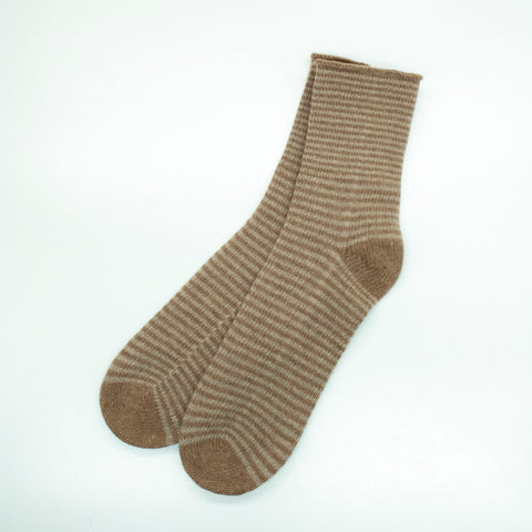 Cashmere striped socks