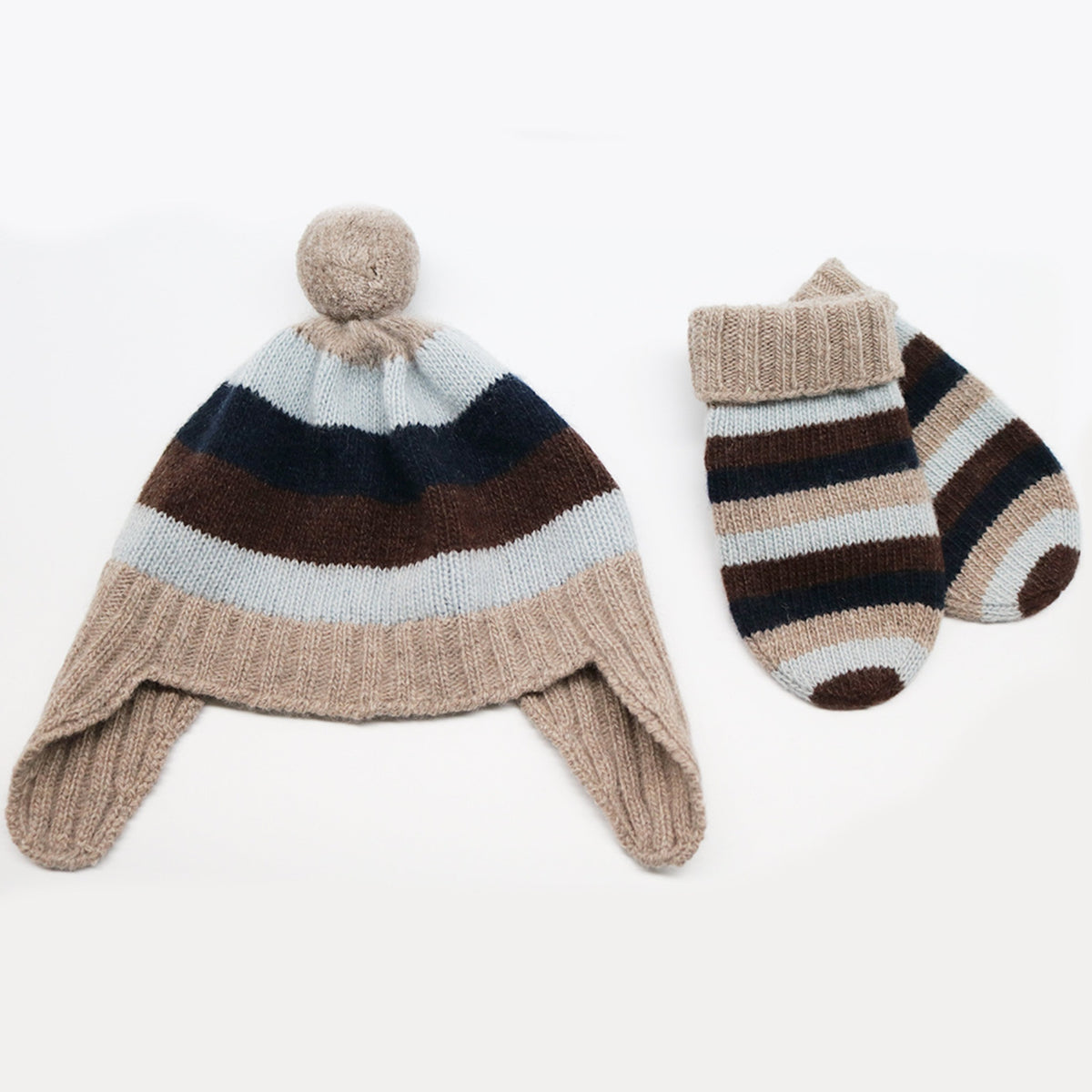 BROWN/LIGHT BLUE/NAVY