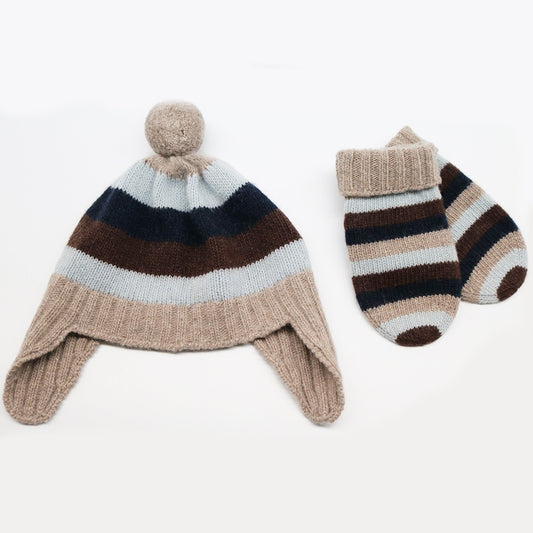BROWN/LIGHT BLUE/NAVY