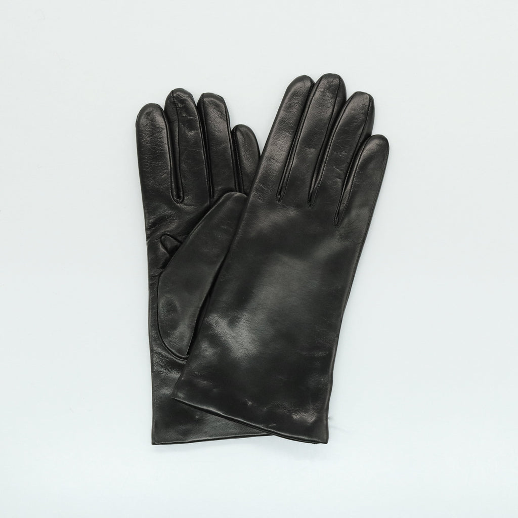portolano handschuhe Portolano Cashmere-Lined Napa Leather Gloves Black