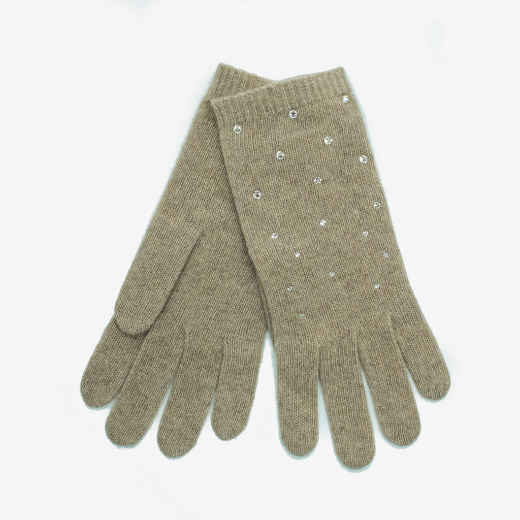 CASHMERE EMBELLISHED GLOVES