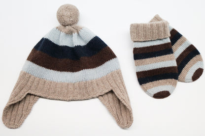 BROWN/LIGHT BLUE/NAVY